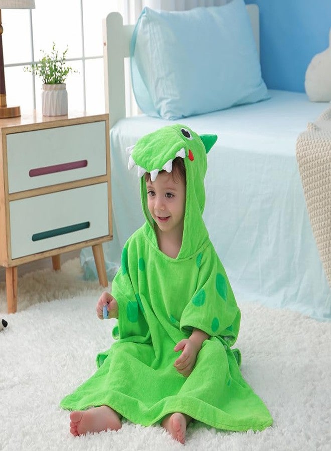 LOLANTA Bath Pool Beach Towel Hooded 100% Cotton Super Soft Absorbent Kids Beach Towels for Boys Girls (Crocolile, 4-6) - Image 5